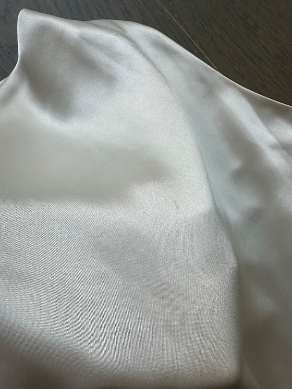 Reformation ROY Satin Wedding Dress Halter Gown Fior Di Latte Ivory With Tags 8 - Picture 5 of 15